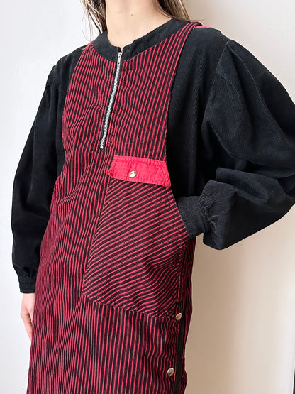 80s unique cotton dress