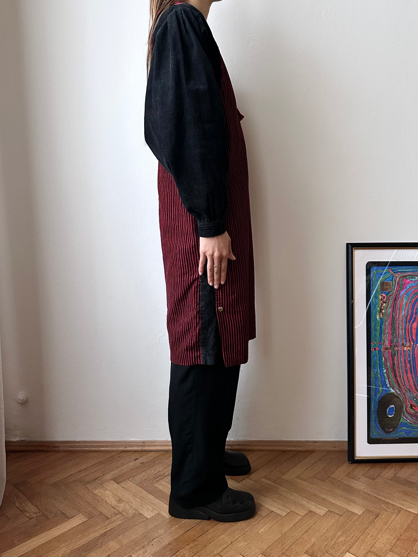 80s unique cotton dress