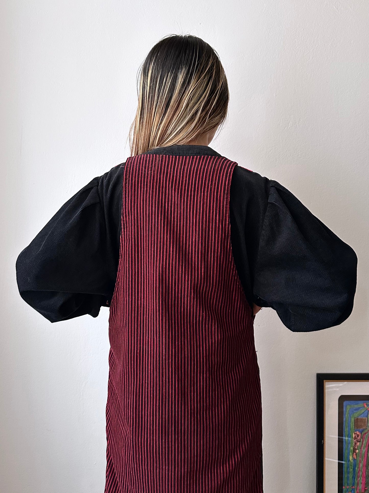 80s unique cotton dress