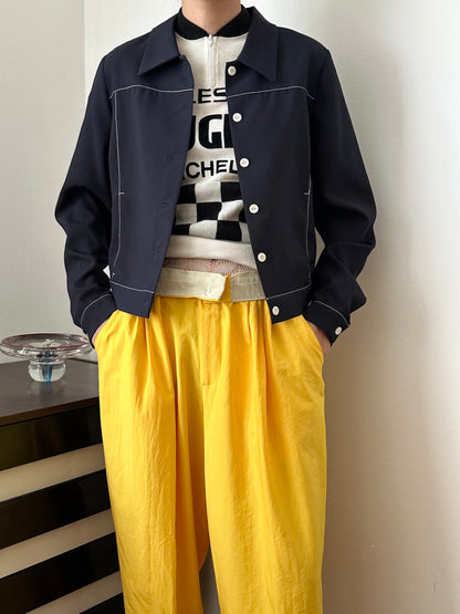 chic track shirt jacket