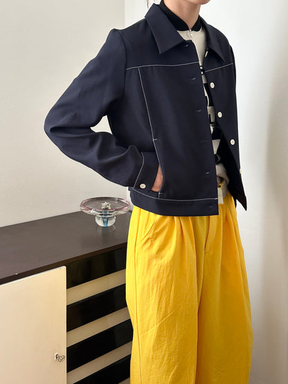 chic track shirt jacket