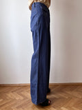 70s vat dyed wide denim