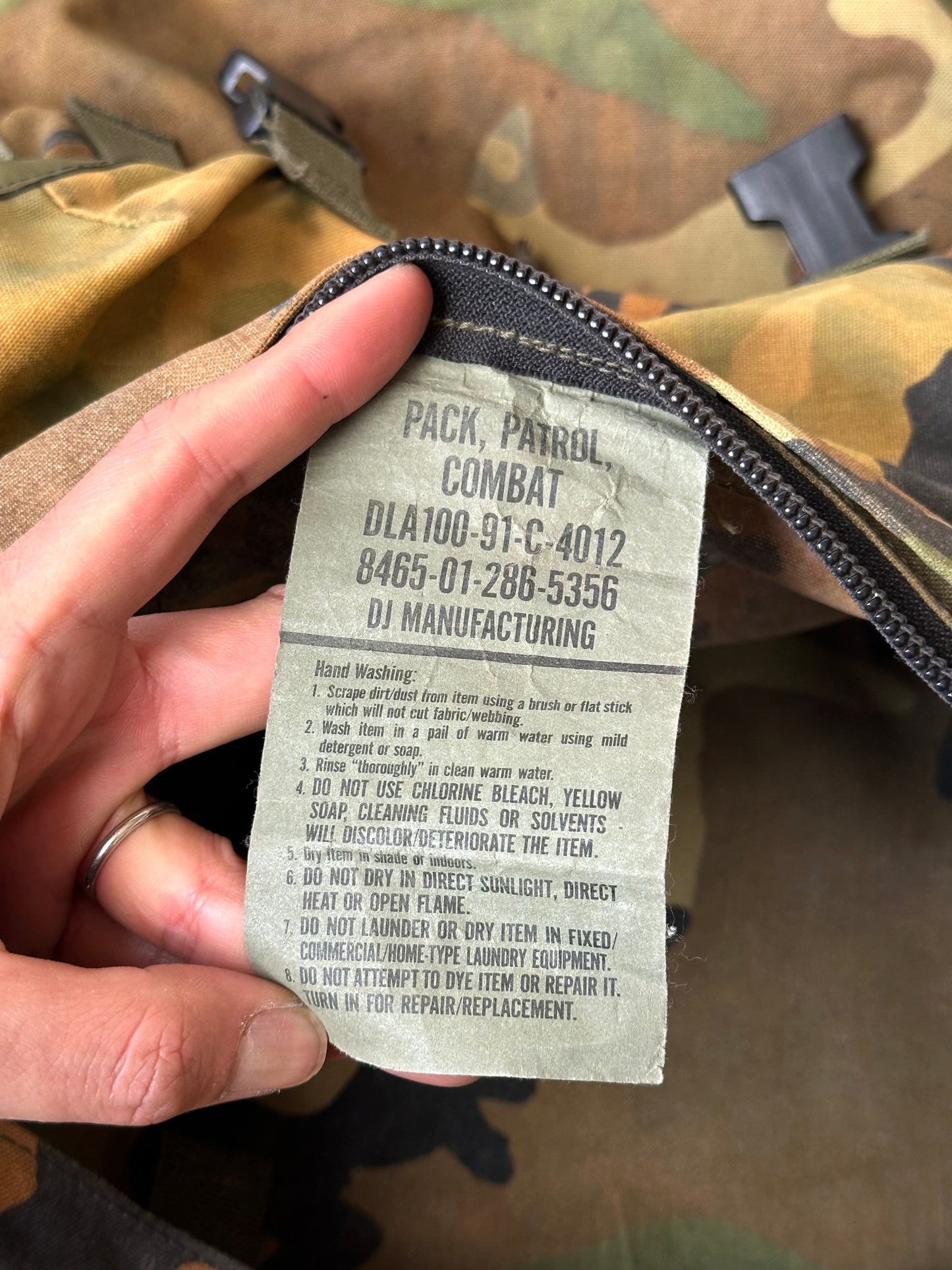1990s US Army Patrol Combat Bag