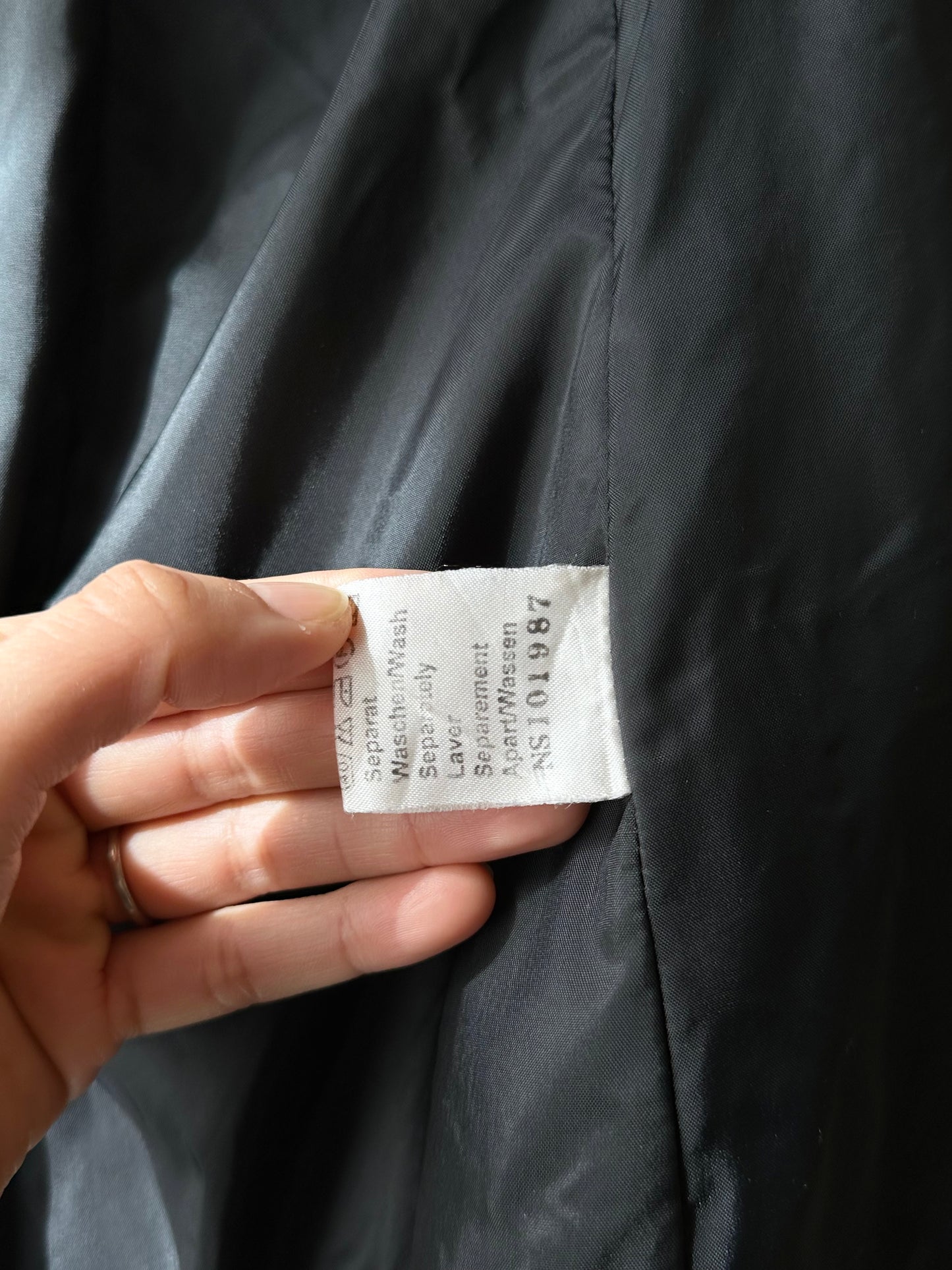 80s German zip-up tailored jacket