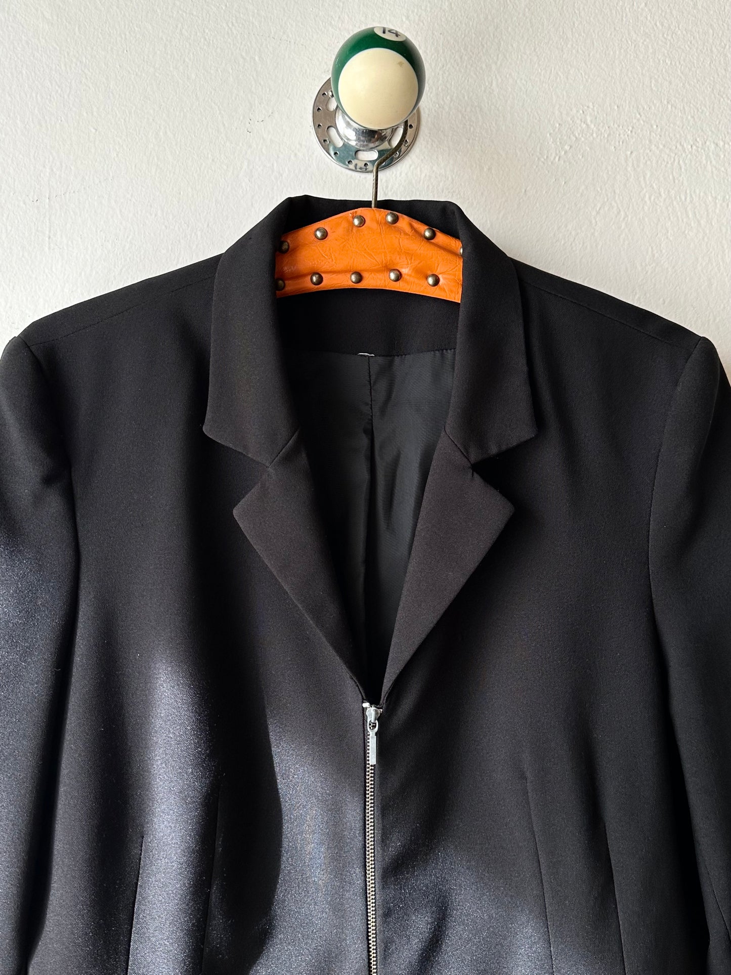 80s German zip-up tailored jacket