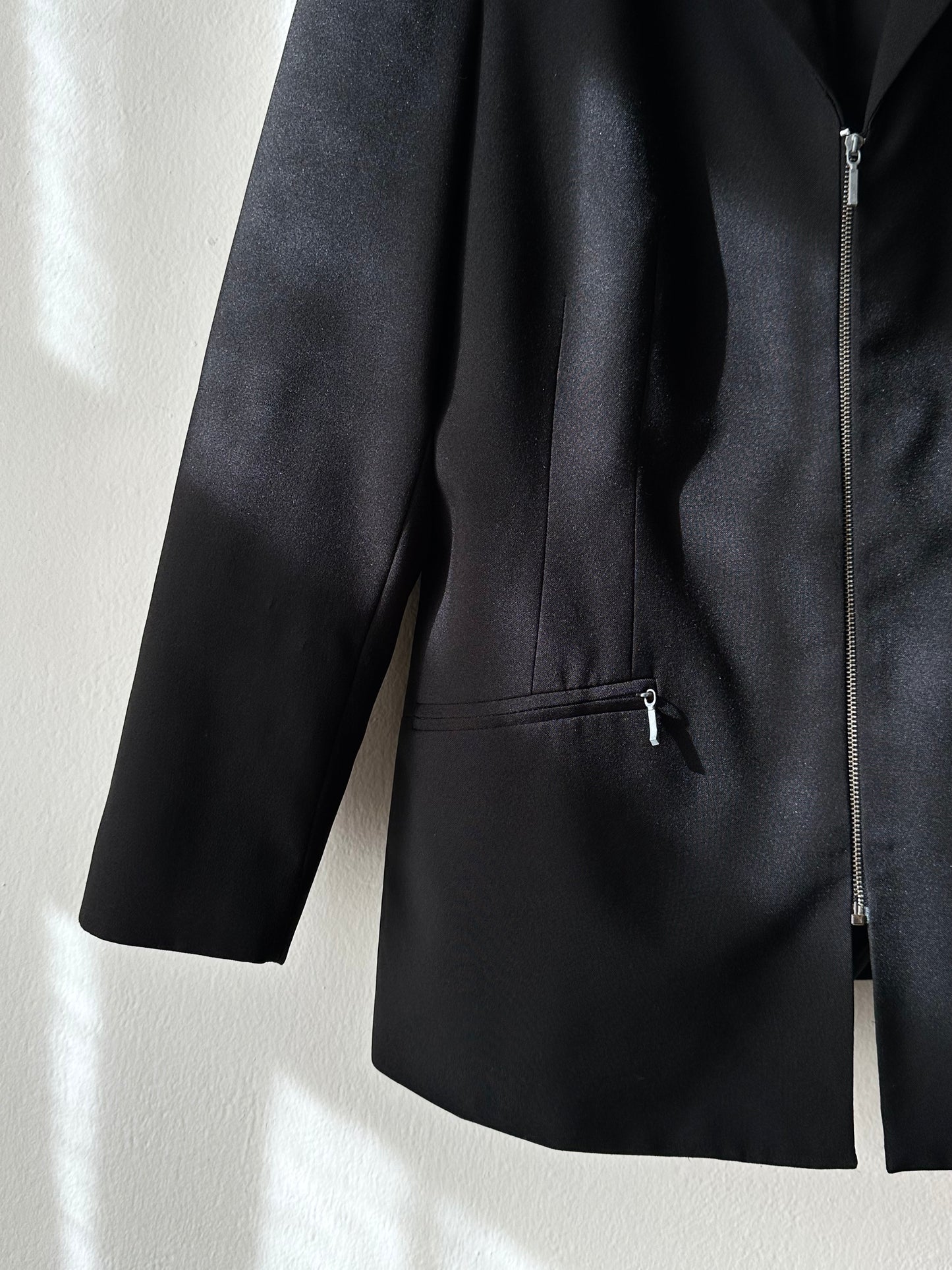 80s German zip-up tailored jacket