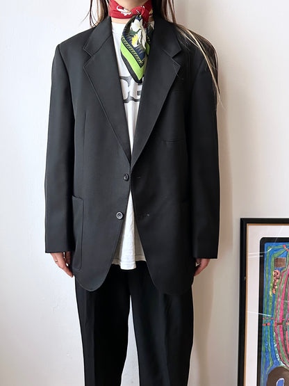 70s wool tailored jacket