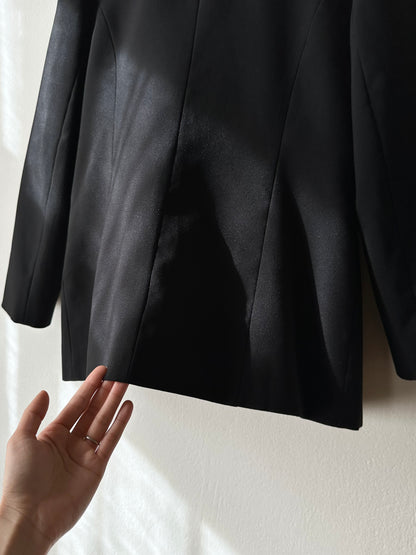 80s German zip-up tailored jacket