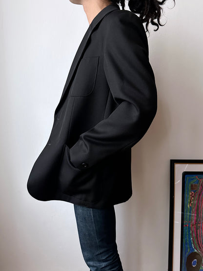 70s wool tailored jacket