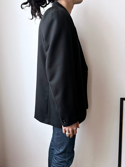 70s wool tailored jacket