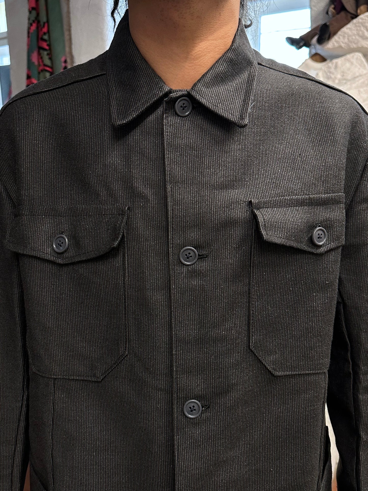 1960's 60年代 Work Jacket Cotton pique Dead stock Toto Vintage clothing store Antique shop Vintage clothing shop Praha Prague コットン ピケ 古着屋 アンティークショップ プラハ ユーロワーク ユーロ古着 ヨーロッパ古着 古着卸