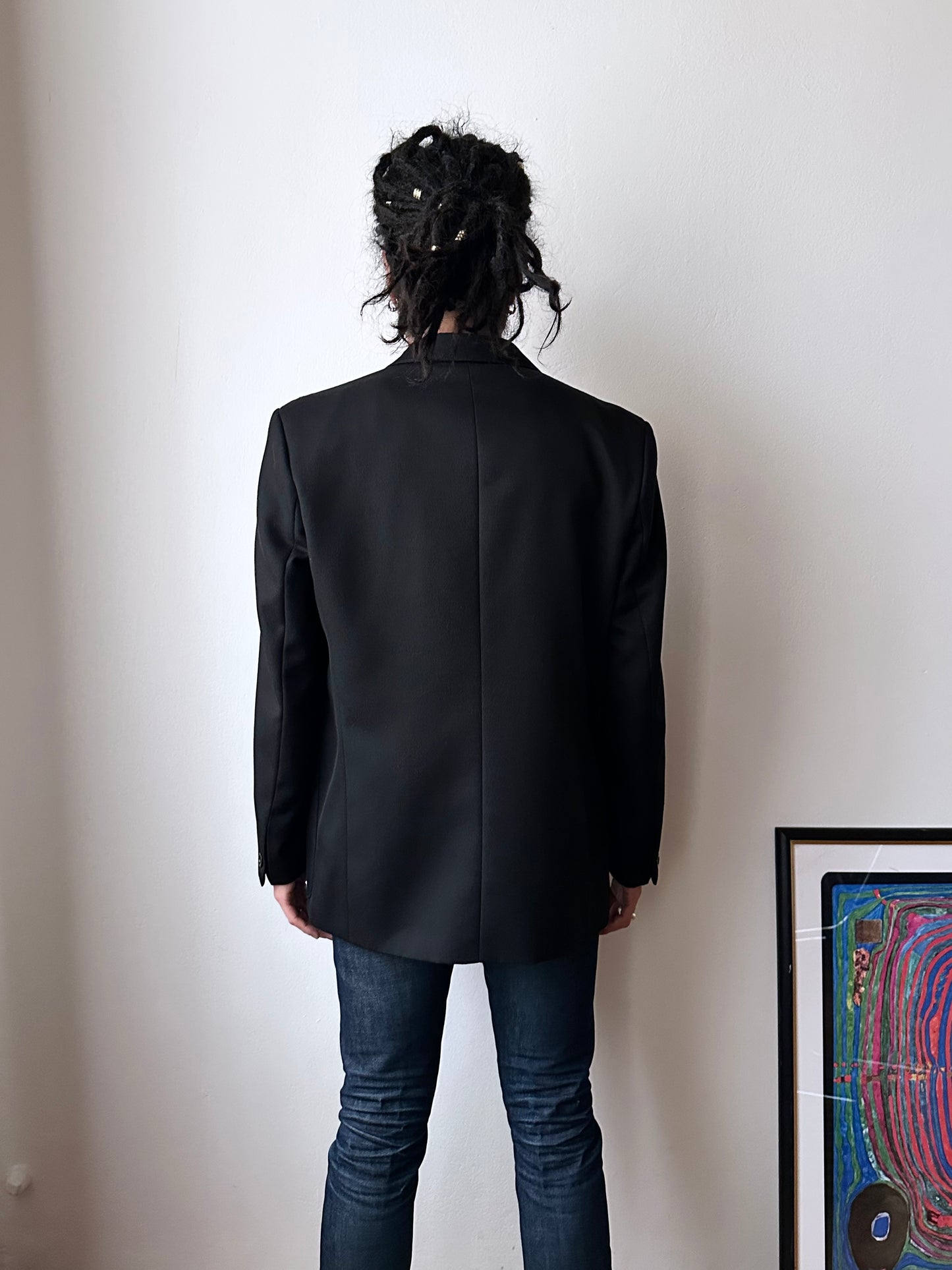 70s wool tailored jacket