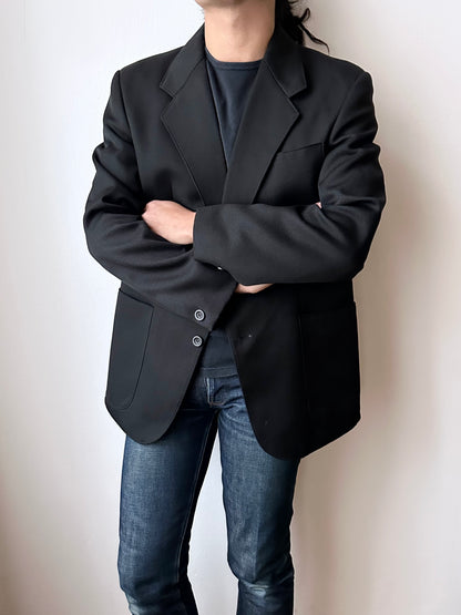 70s wool tailored jacket