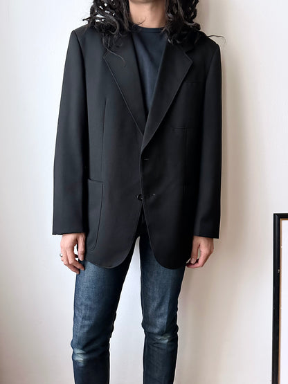 70s wool tailored jacket