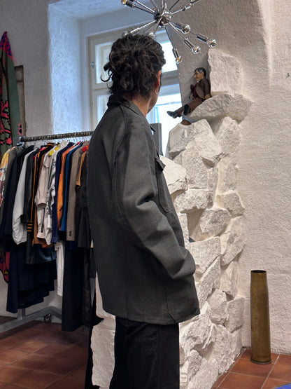 1960's 60年代 Work Jacket Cotton pique Dead stock Toto Vintage clothing store Antique shop Vintage clothing shop Praha Prague コットン ピケ 古着屋 アンティークショップ プラハ ユーロワーク ユーロ古着 ヨーロッパ古着 古着卸