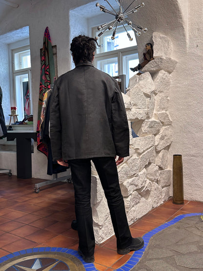 1960's 60年代 Work Jacket Cotton pique Dead stock Toto Vintage clothing store Antique shop Vintage clothing shop Praha Prague コットン ピケ 古着屋 アンティークショップ プラハ ユーロワーク ユーロ古着 ヨーロッパ古着 古着卸