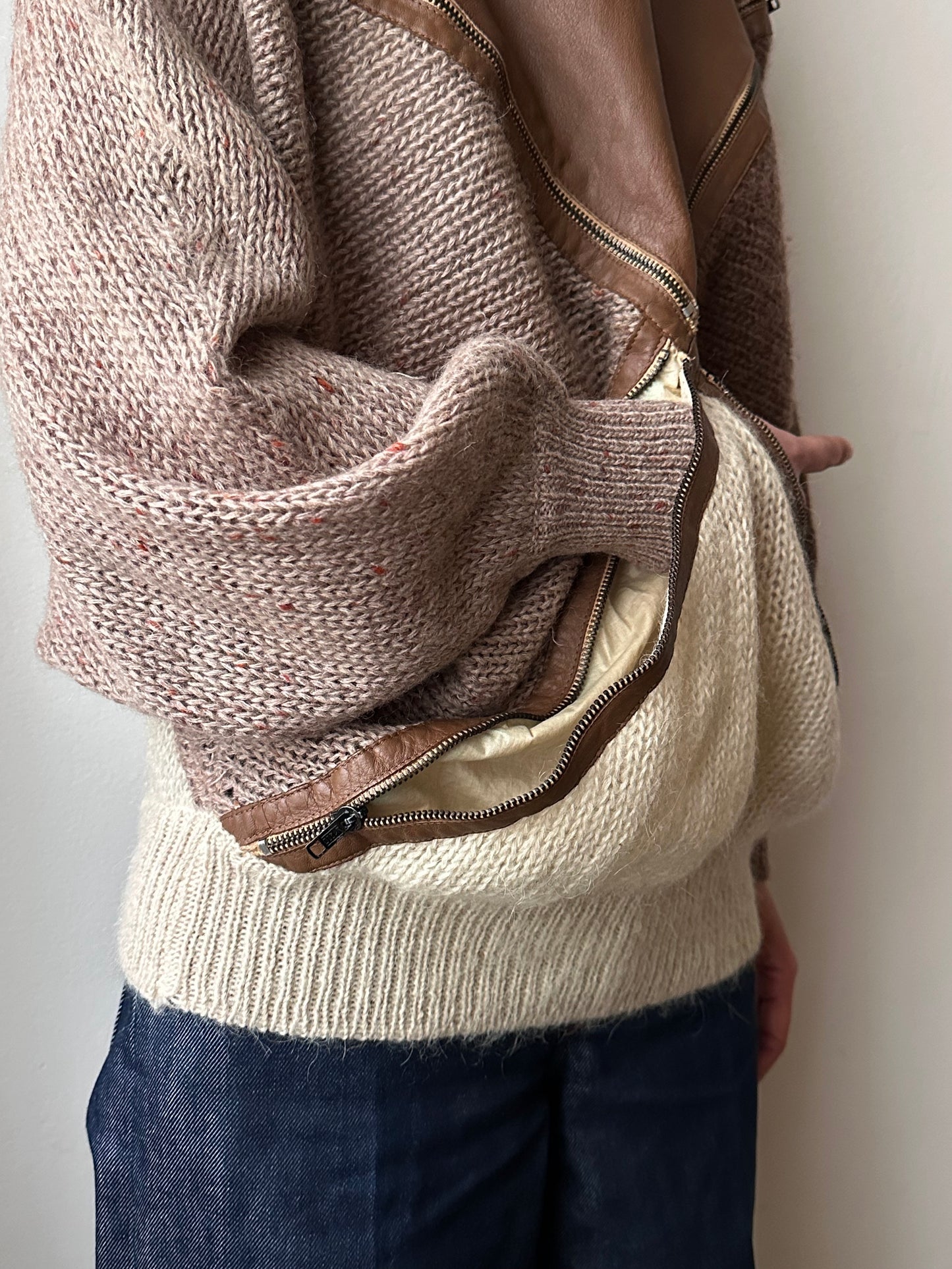 Late 1970s Iceberg × J.C. de Castelbajac wool jumper