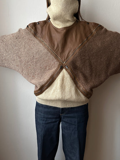 Late 1970s Iceberg × J.C. de Castelbajac wool jumper