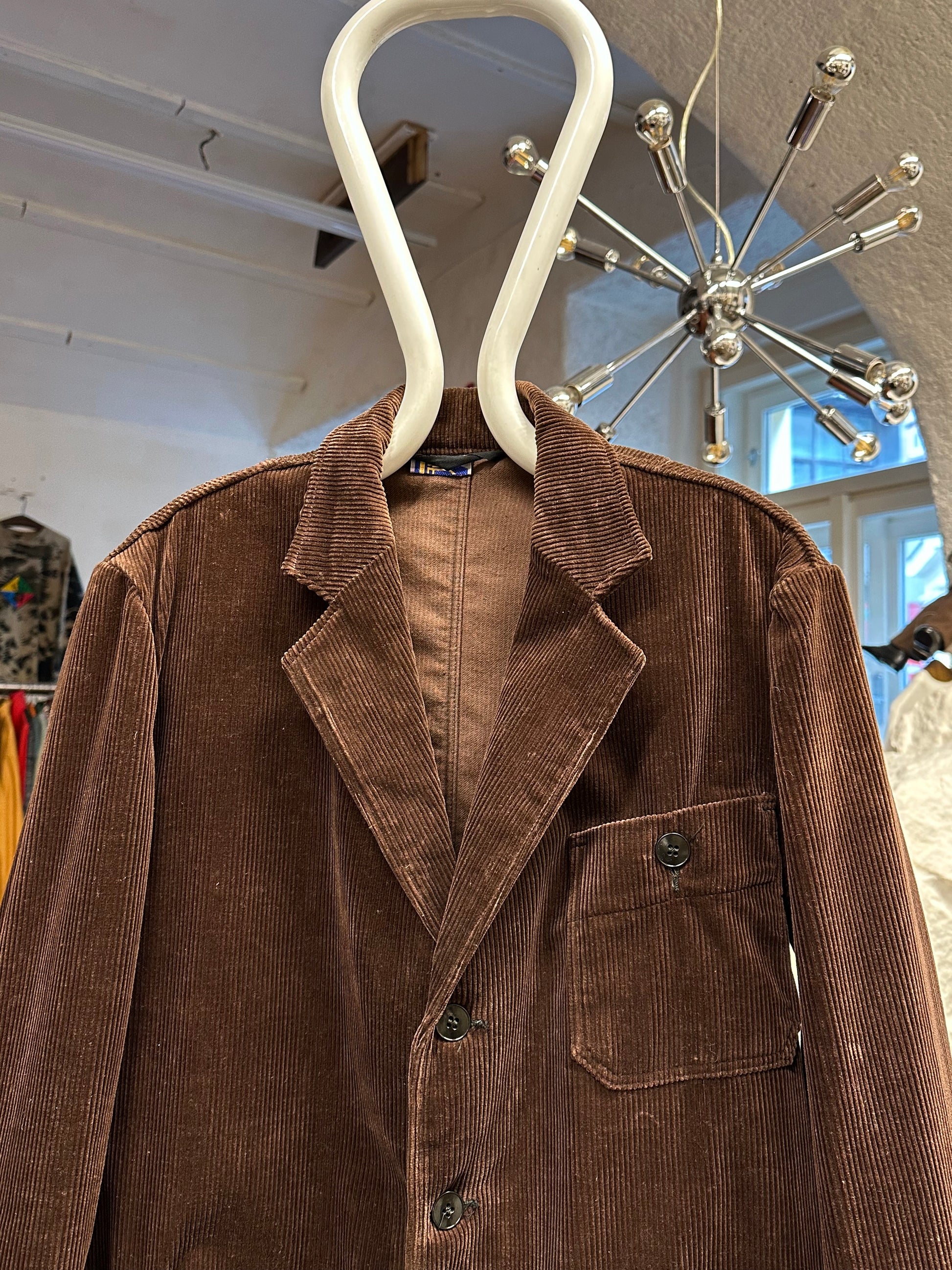 60's 60年代 Germany corduroy tailored jacket コーデュロイ Vintage ヴィンテージ ワーク ユーロワーク  ヨーロッパワーク ドイツワーク Toto Praha Prague Vintage store Vintage clothing 古着屋 古着 ユーロ古着 ヨーロッパ古着 Brown 茶色 