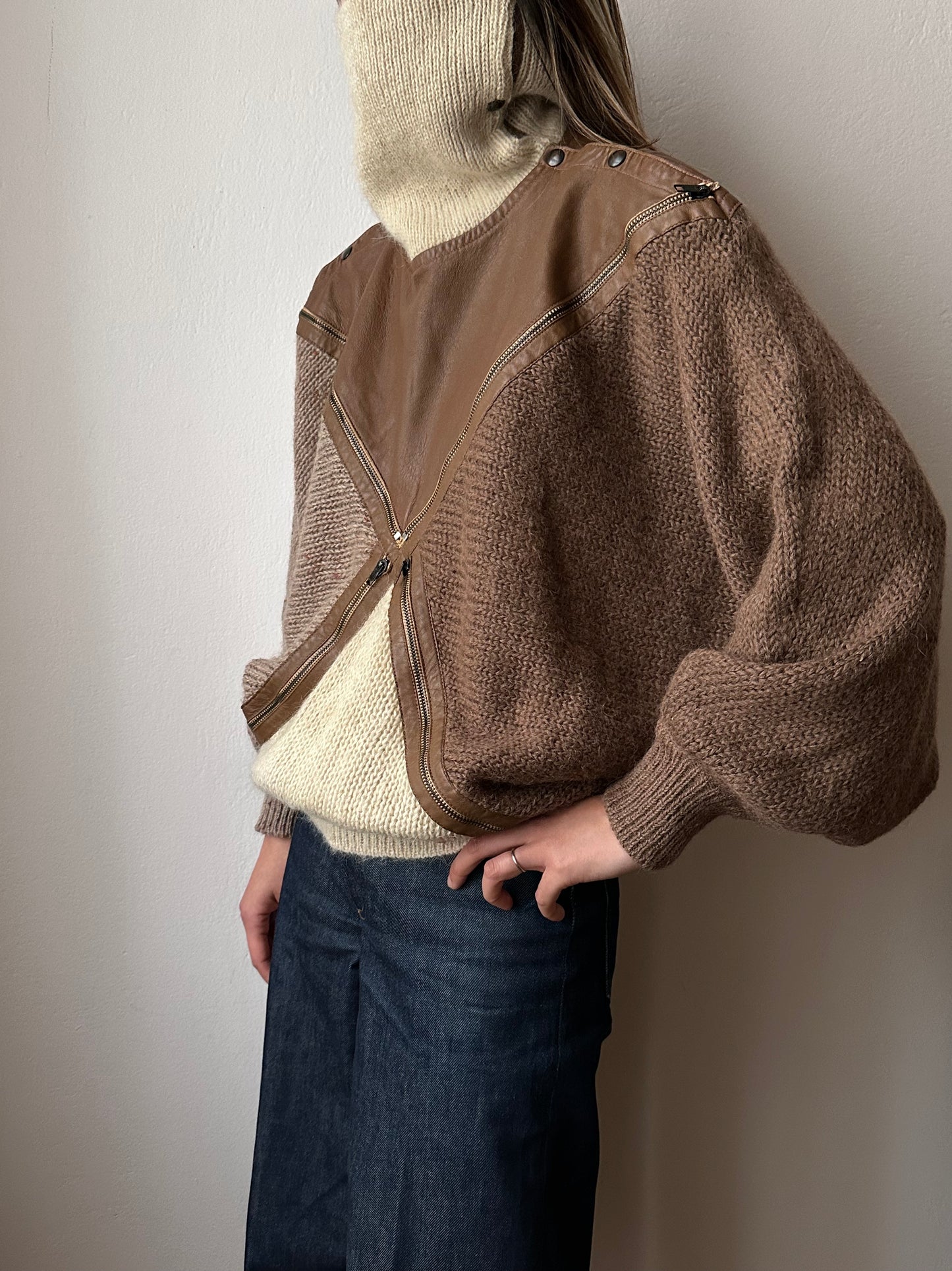 Late 1970s Iceberg × J.C. de Castelbajac wool jumper
