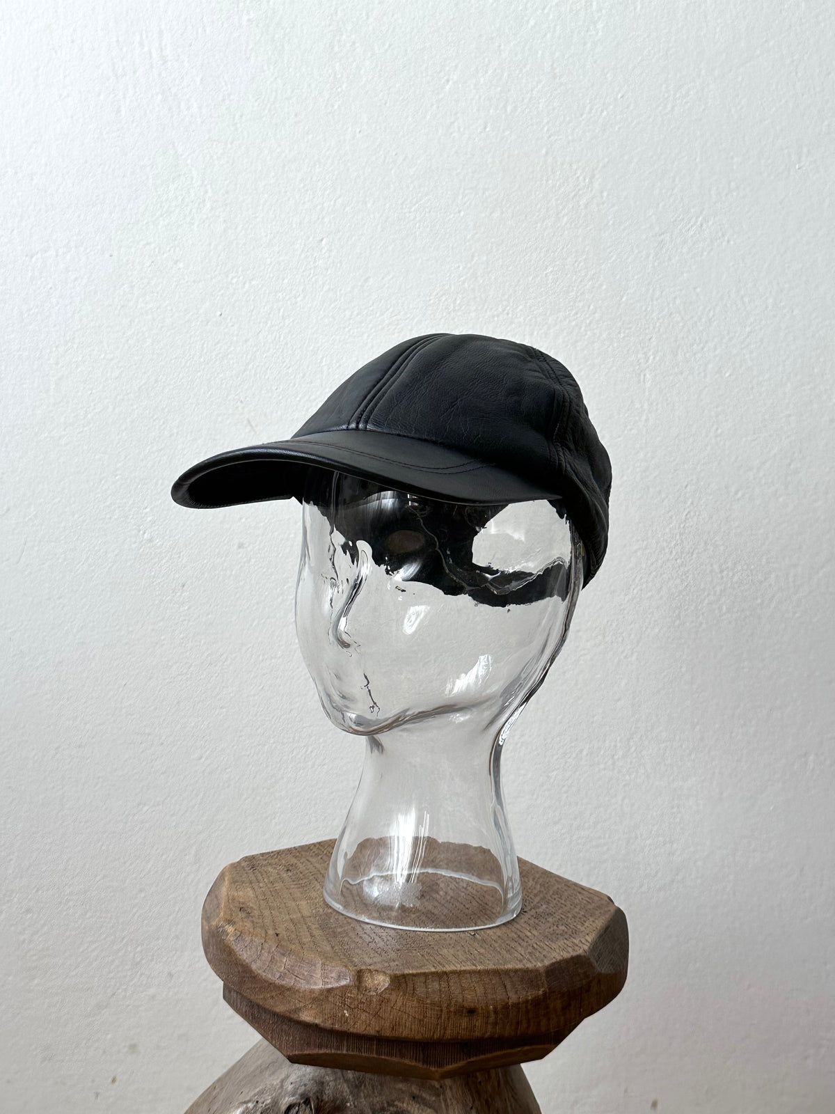 Black Leather cap