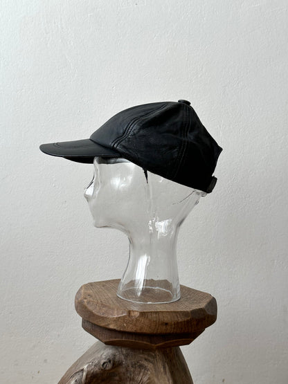 Black Leather cap