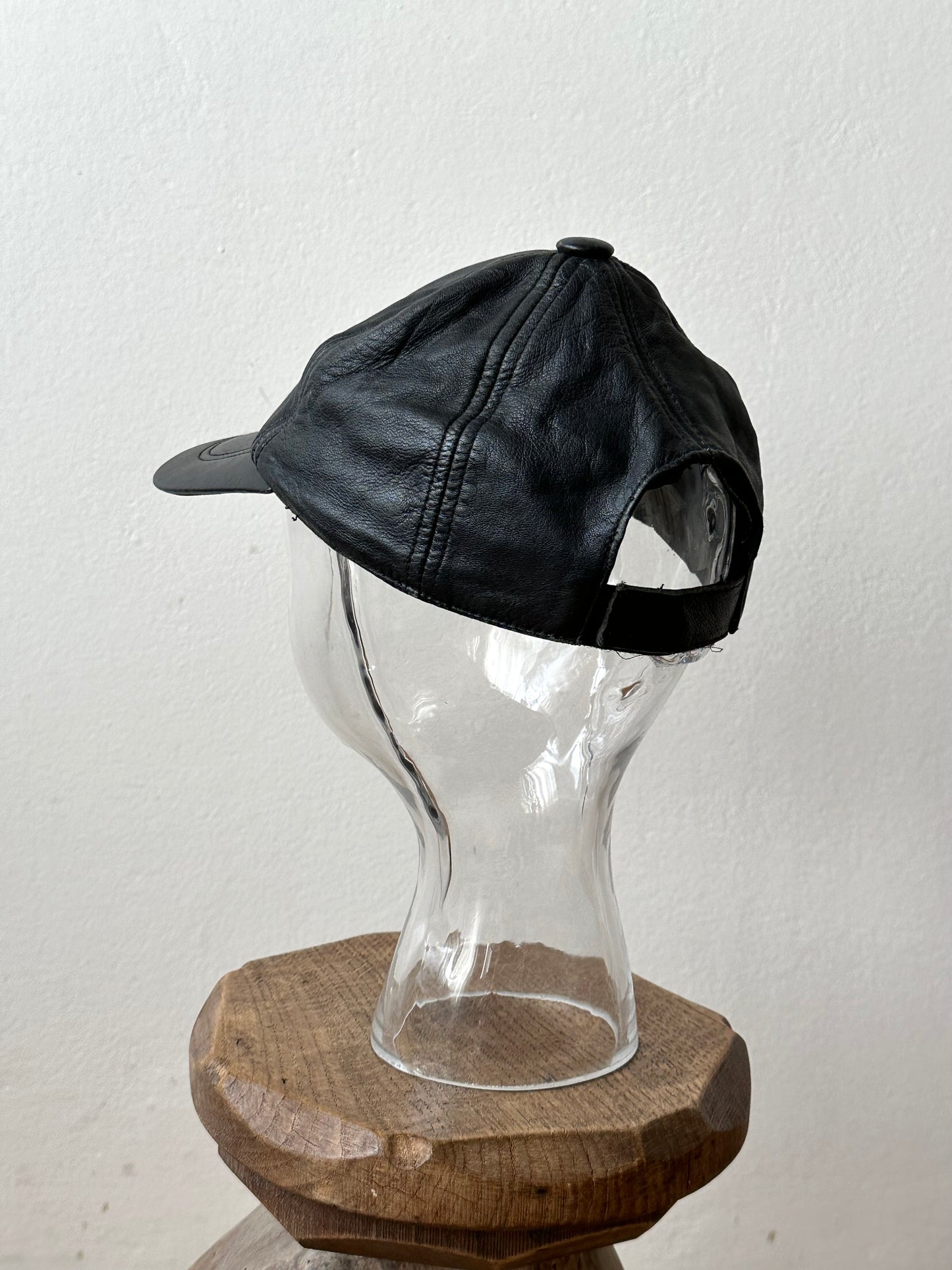 Black Leather cap