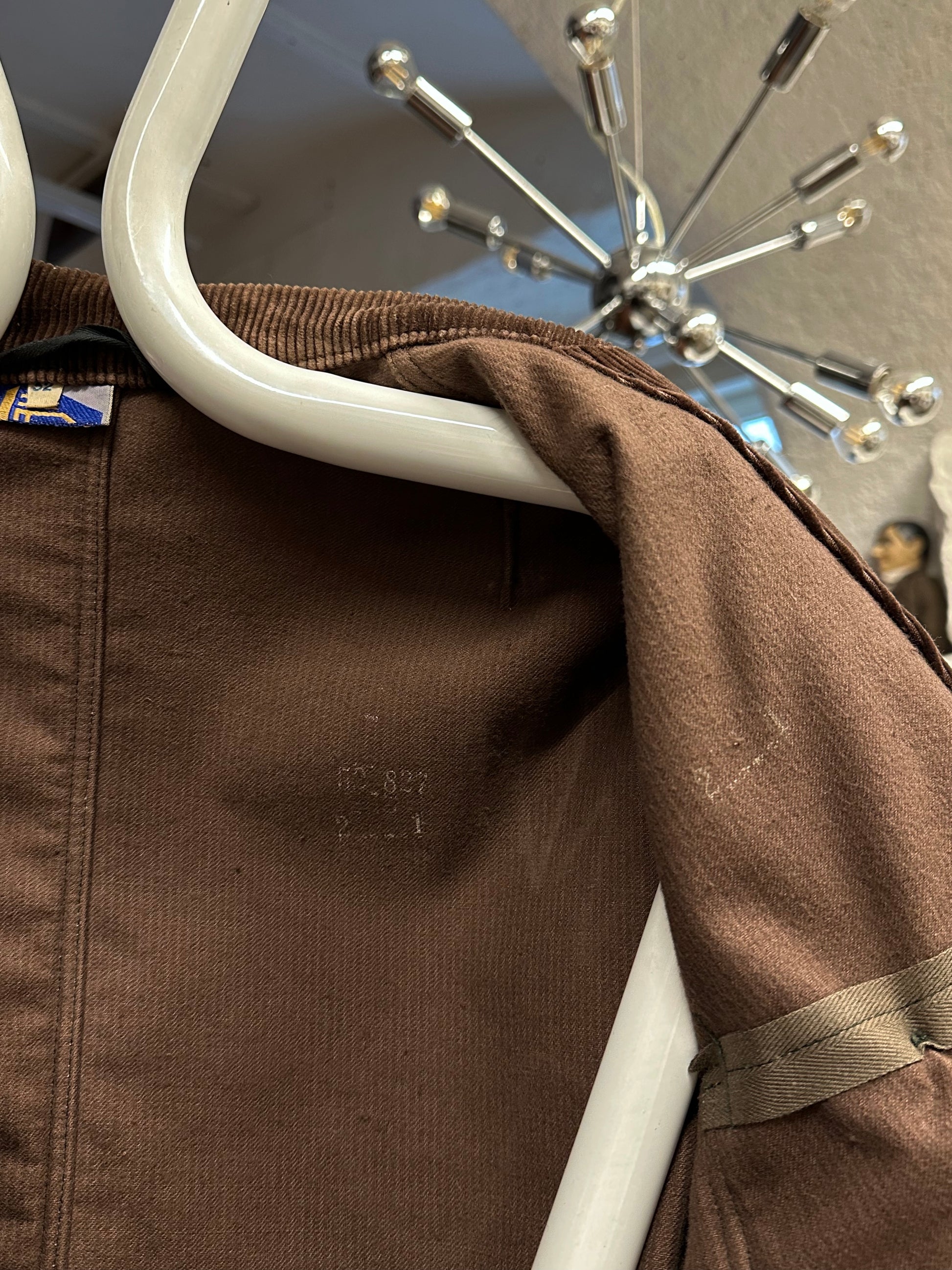 60's 60年代 Germany corduroy tailored jacket コーデュロイ Vintage ヴィンテージ ワーク ユーロワーク  ヨーロッパワーク ドイツワーク Toto Praha Prague Vintage store Vintage clothing 古着屋 古着 ユーロ古着 ヨーロッパ古着 Brown 茶色 