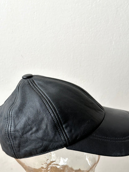 Black Leather cap