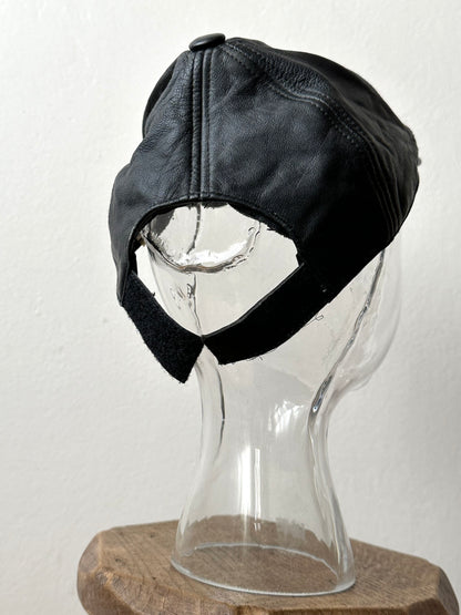 Black Leather cap