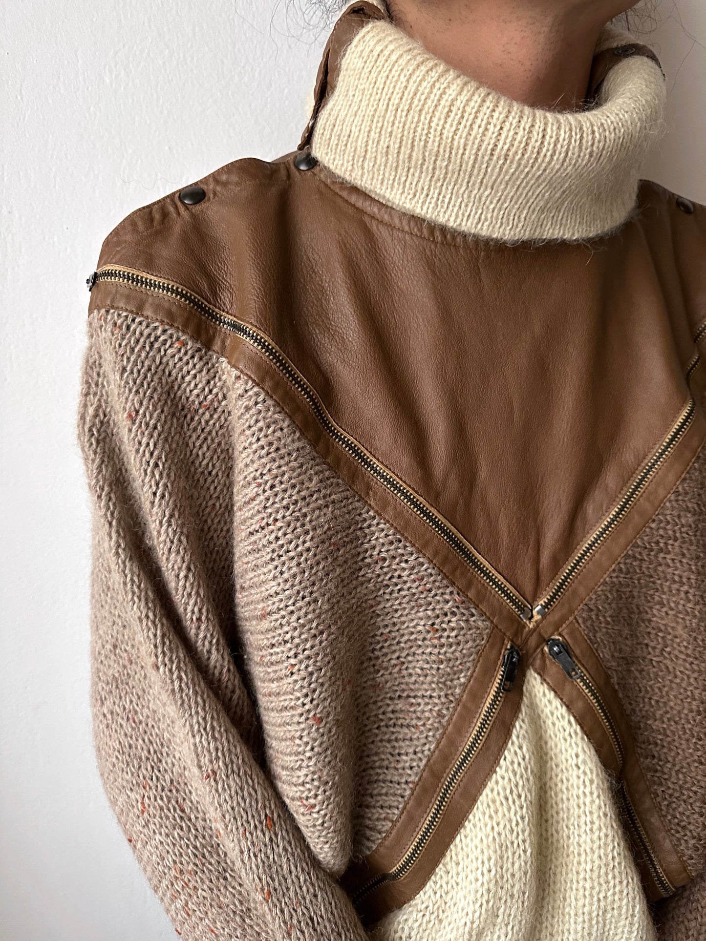 Late 1970s Iceberg × J.C. de Castelbajac wool jumper