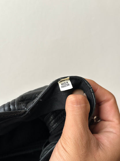 Black Leather cap
