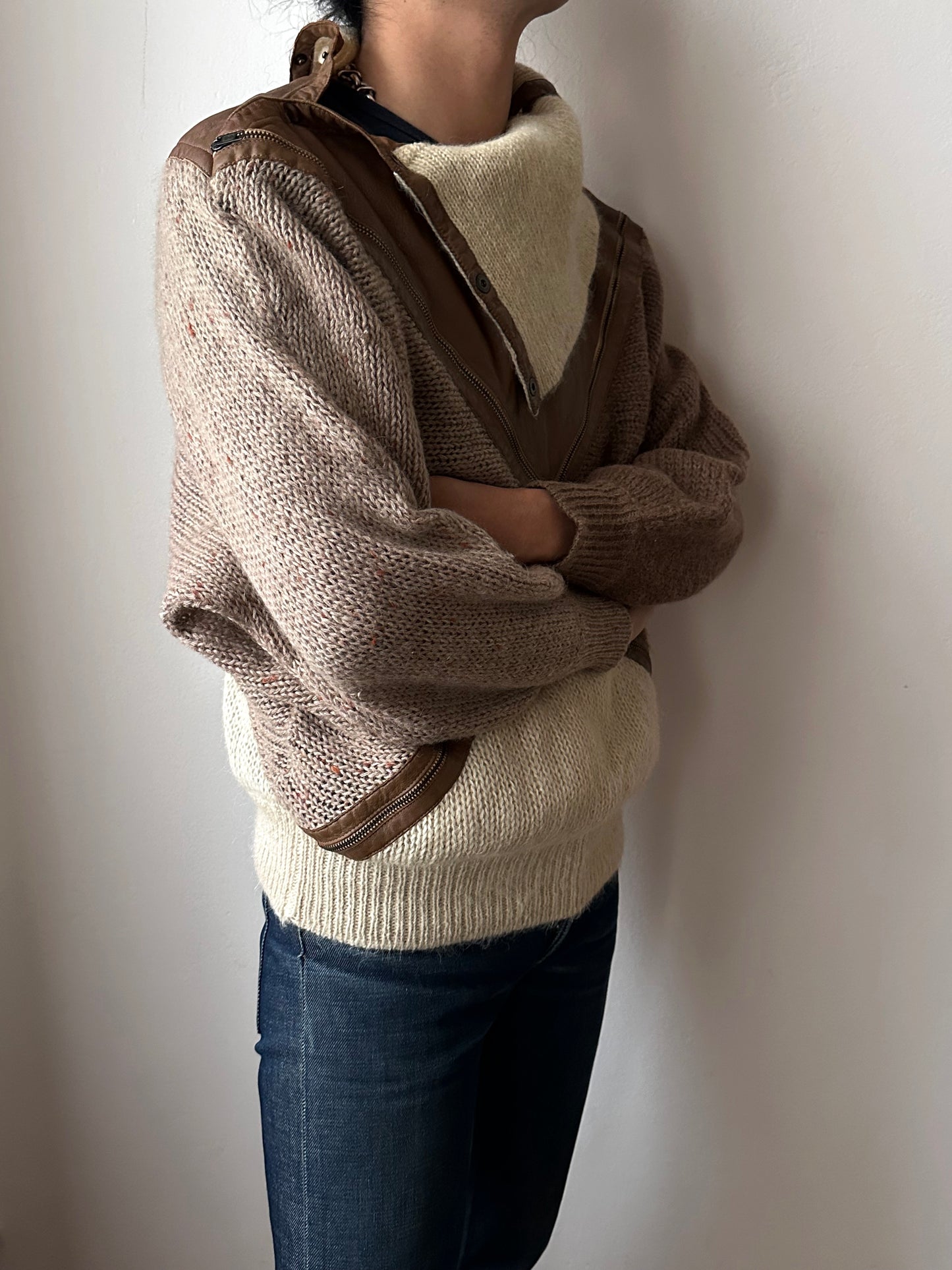 Late 1970s Iceberg × J.C. de Castelbajac wool jumper