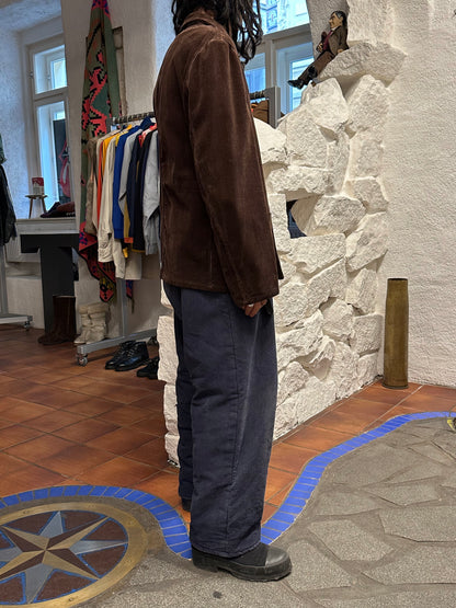 60's 60年代 Germany corduroy tailored jacket コーデュロイ Vintage ヴィンテージ ワーク ユーロワーク  ヨーロッパワーク ドイツワーク Toto Praha Prague Vintage store Vintage clothing 古着屋 古着 ユーロ古着 ヨーロッパ古着 Brown 茶色 