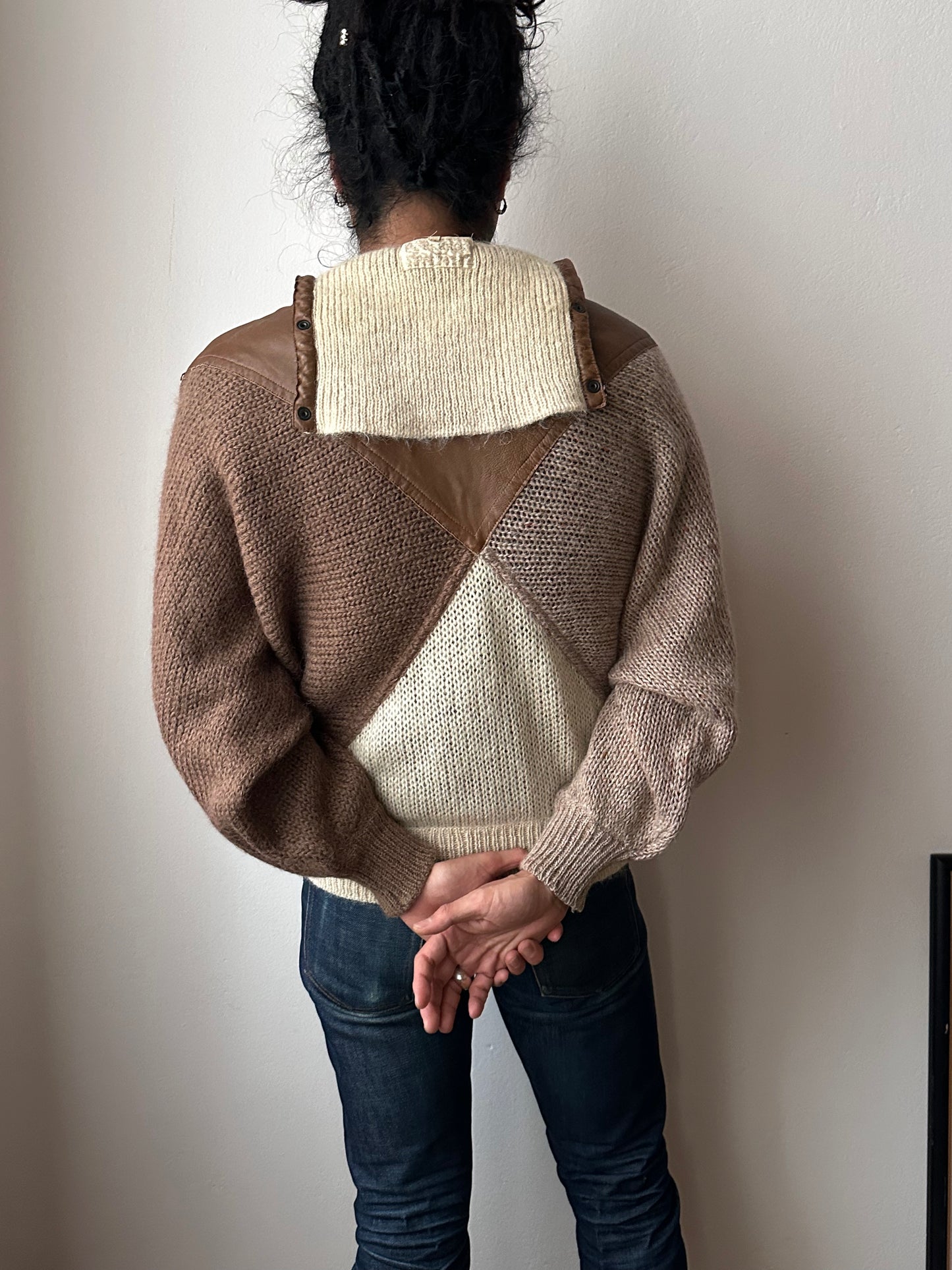Late 1970s Iceberg × J.C. de Castelbajac wool jumper