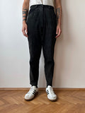 90s Leather suède trouser - w29