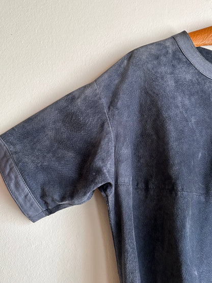 80's 90's Leather smock pullover vintage レザー スモック ヴィンテージ  プラハ  古着屋 Praha Prague vintage store ユーロ古着 ヨーロッパ古着