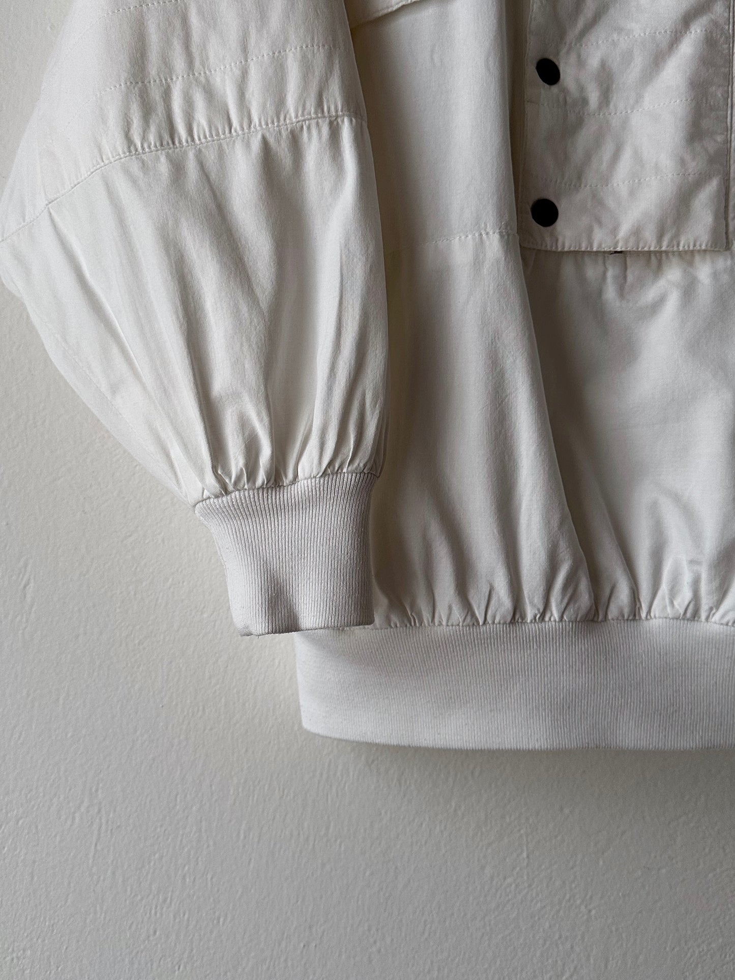 1980s Doubleface cotton pullover jacket