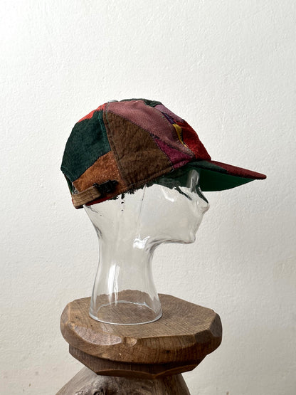 Patchwork Leather cap