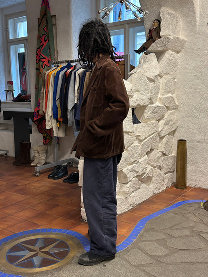 60's 60年代 Germany corduroy tailored jacket コーデュロイ Vintage ヴィンテージ ワーク ユーロワーク  ヨーロッパワーク ドイツワーク Toto Praha Prague Vintage store Vintage clothing 古着屋 古着 ユーロ古着 ヨーロッパ古着 Brown 茶色 