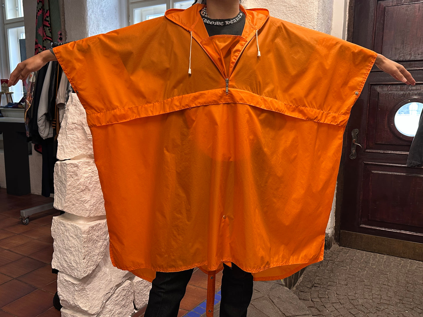 Vintage Nylon Poncho