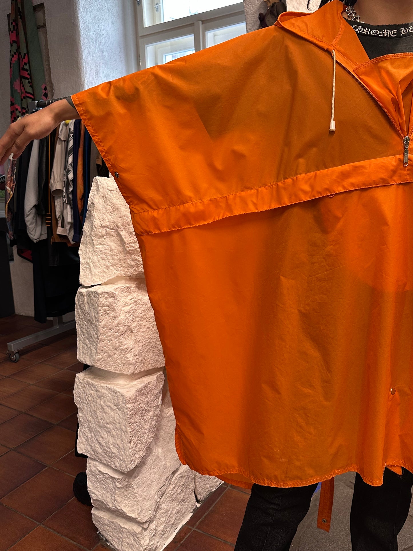 Vintage Nylon Poncho