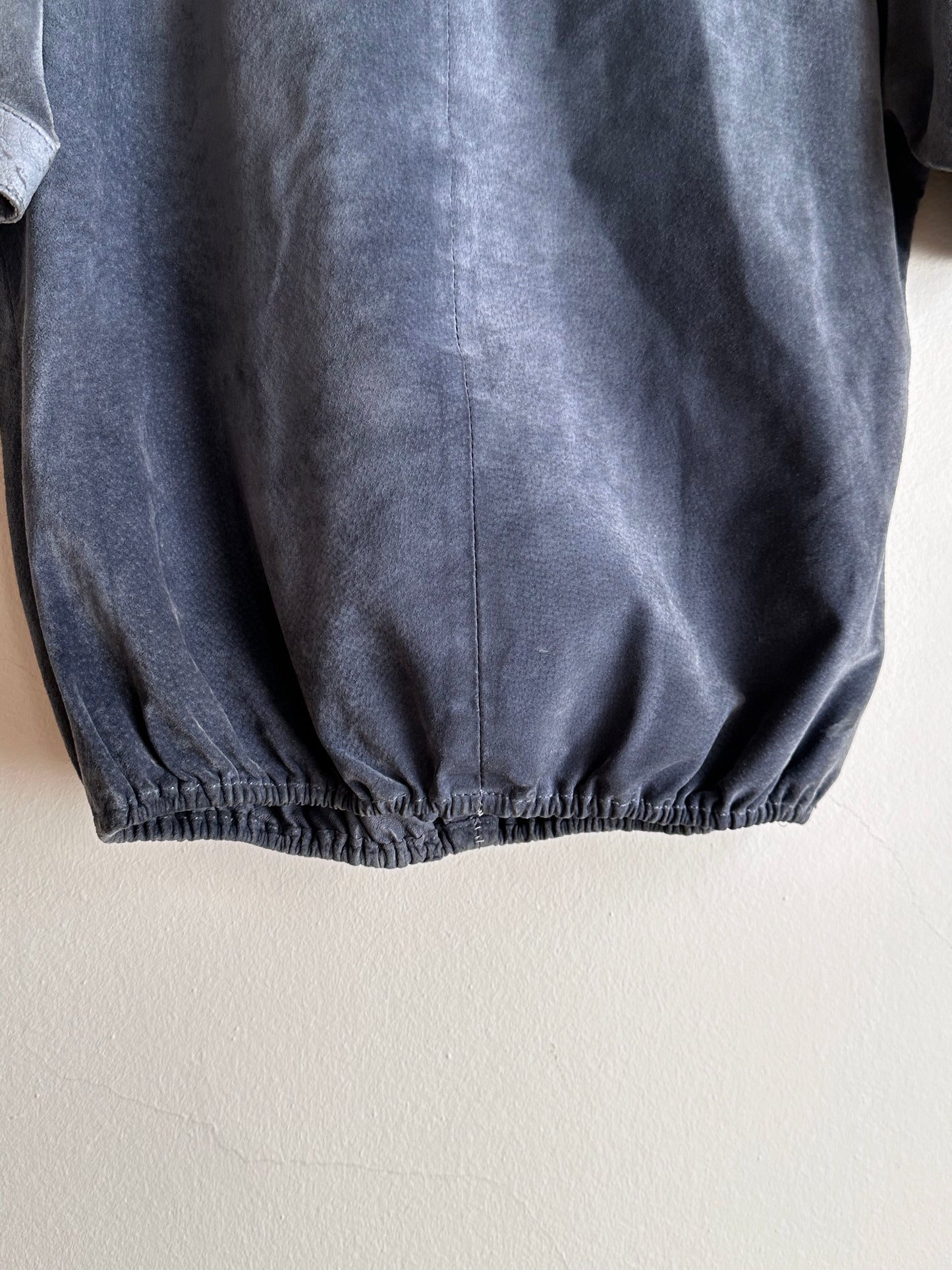 80's 90's Leather smock pullover vintage レザー スモック ヴィンテージ  プラハ  古着屋 Praha Prague vintage store ユーロ古着 ヨーロッパ古着