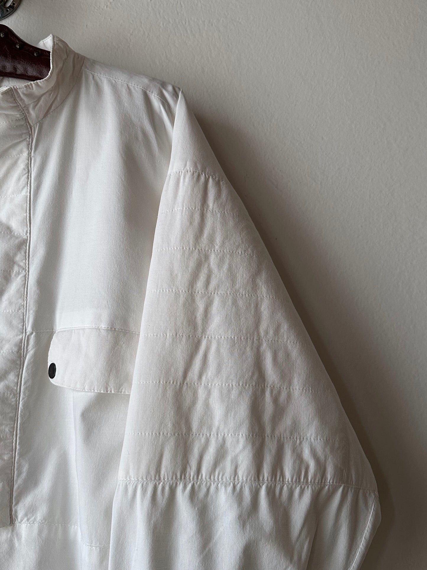 1980s Doubleface cotton pullover jacket