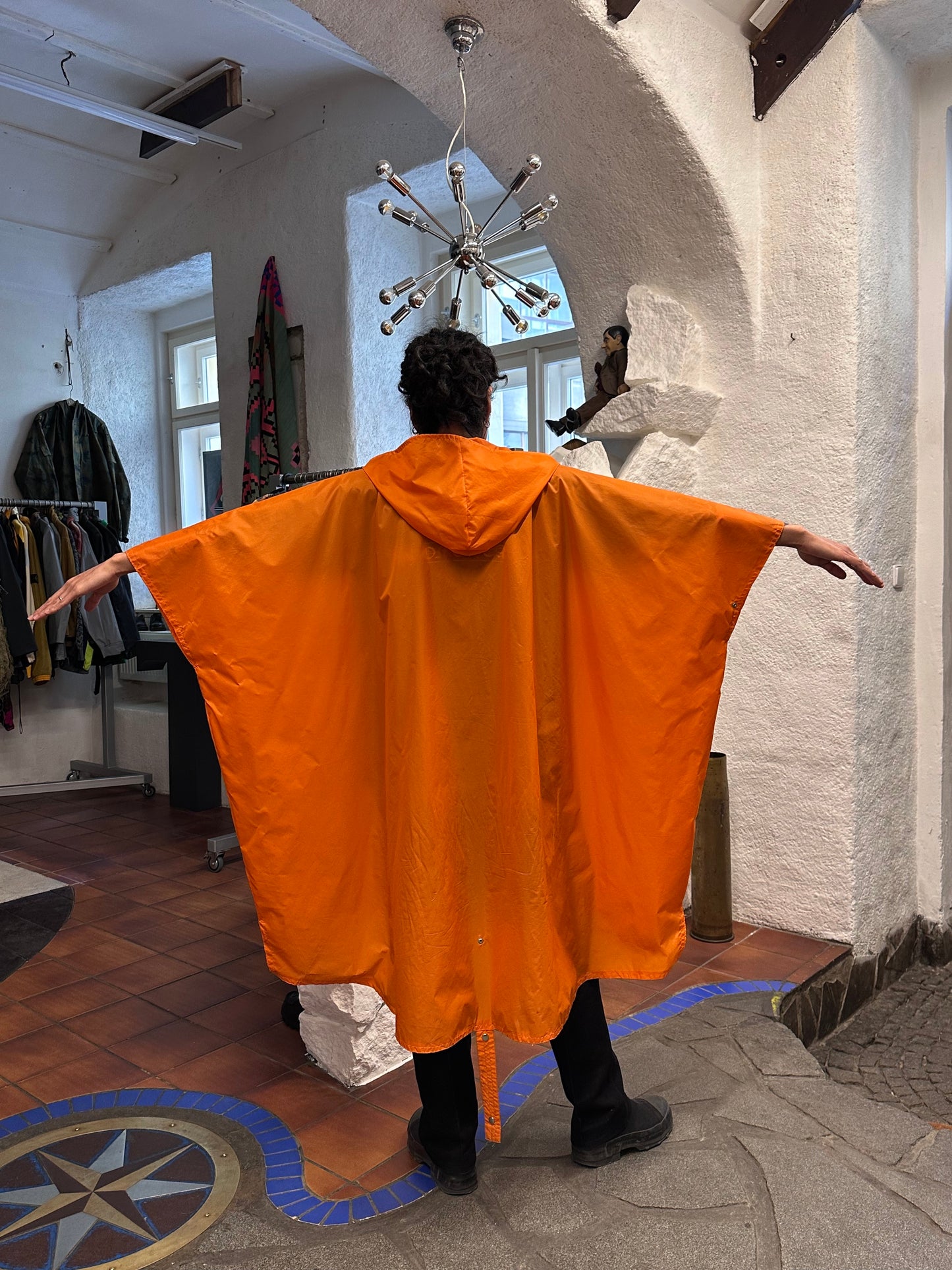 Vintage Nylon Poncho