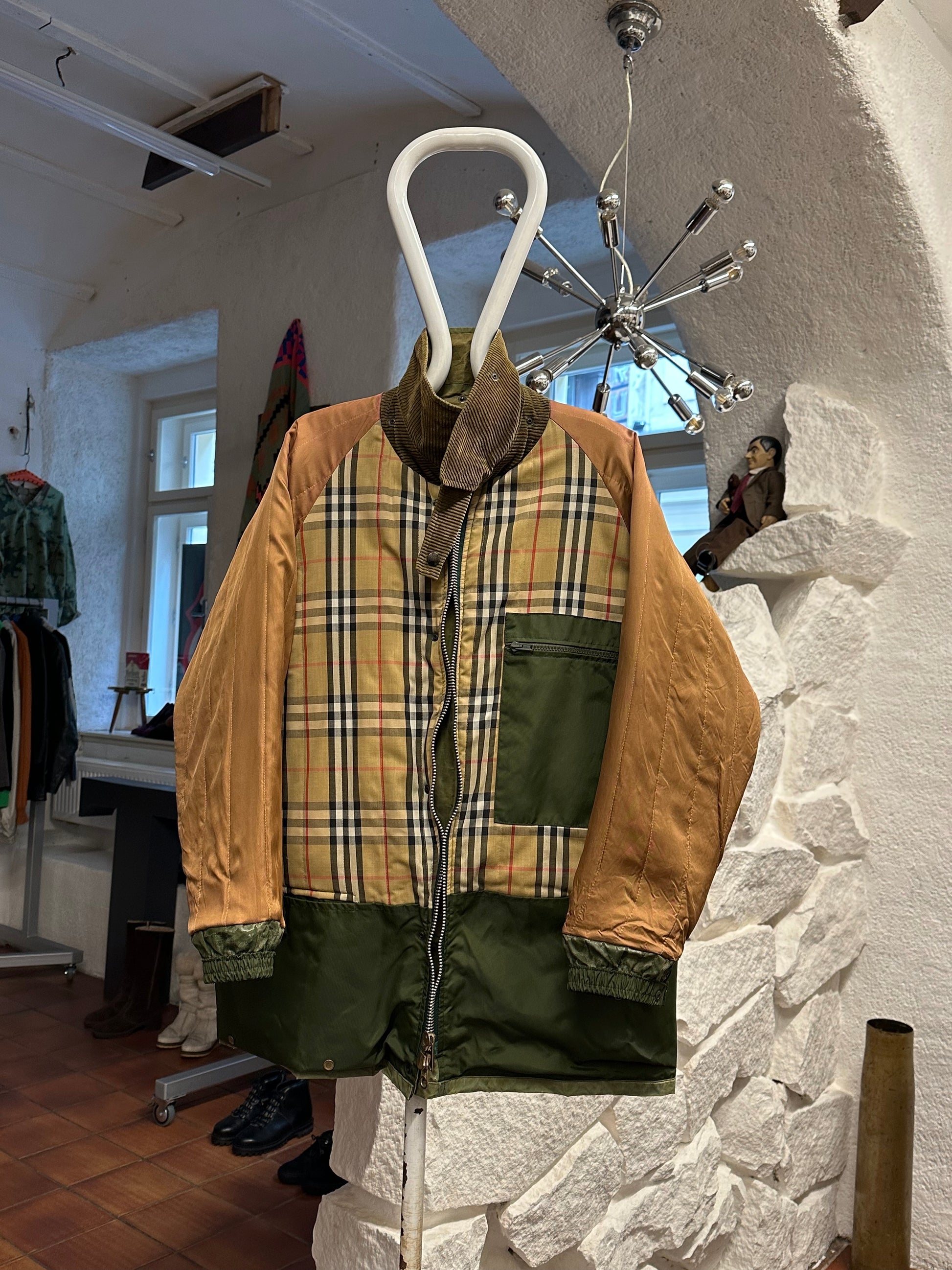 Burberrys Waxed Cotton Jacket 80's 90's 80年代 90年代 バーバリー Made in England イギリス製 Toto プラハ 古着屋 古着 Praha Prague Vintage store Vintage clothing イギリス古着 オイルドジャケット Rare レア 古着卸 フランス買い付け イギリス買い付け ユーロ古着 ヨーロッパ古着