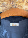 80's 90's Leather smock pullover vintage レザー スモック ヴィンテージ  プラハ  古着屋 Praha Prague vintage store ユーロ古着 ヨーロッパ古着