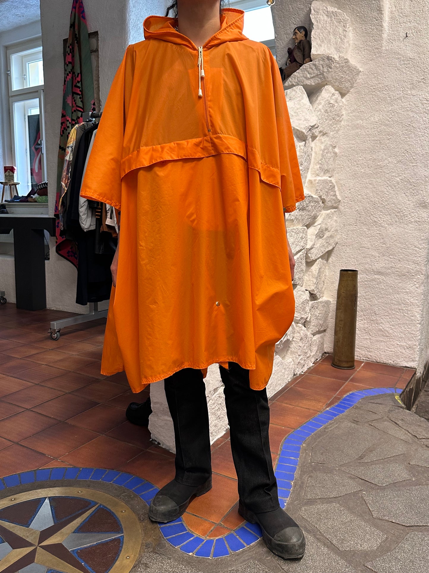 Vintage Nylon Poncho