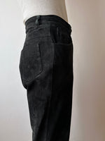 90s Leather suède trouser - w29