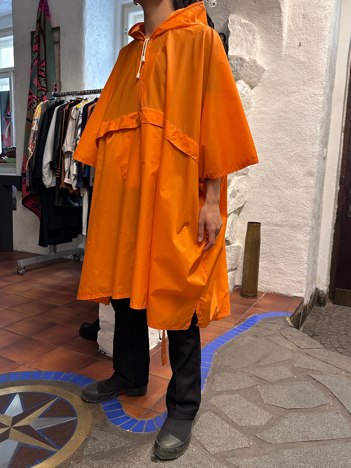 Vintage Nylon Poncho